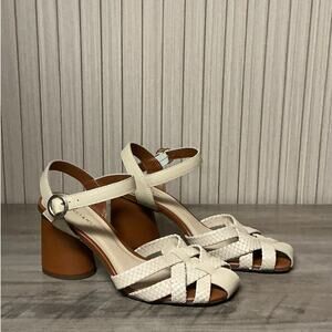 Constance Off-White Comfort Sandals Women's Size EU 40 / US 9